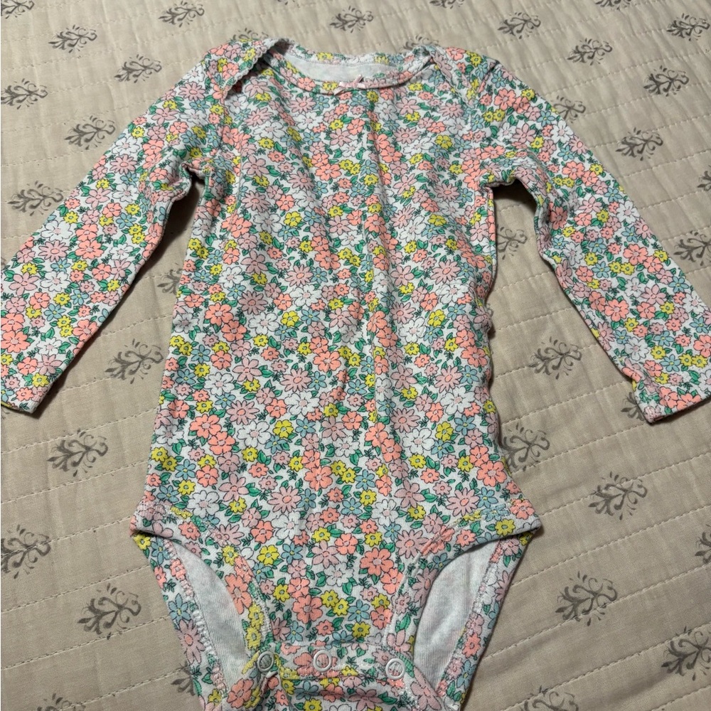 Floral Long Sleeve Bodysuit